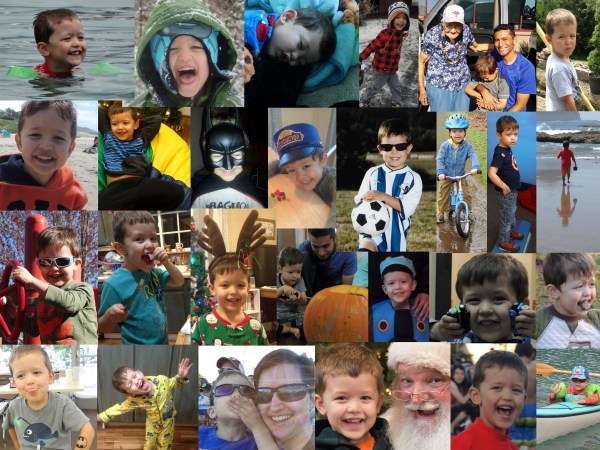 Collage of Cody pictures