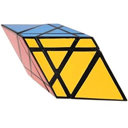 Solved rhomboid cube