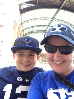 Selfie with our new hats