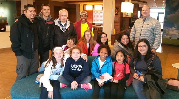 Fox with his immediate relatives