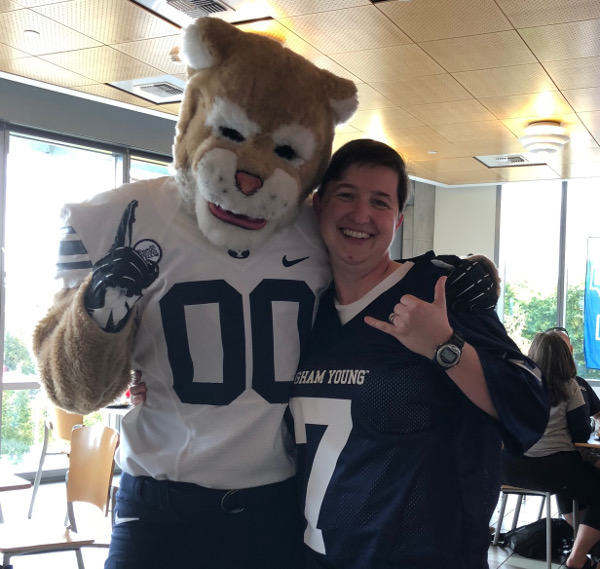 Me with Cosmo the Cougar