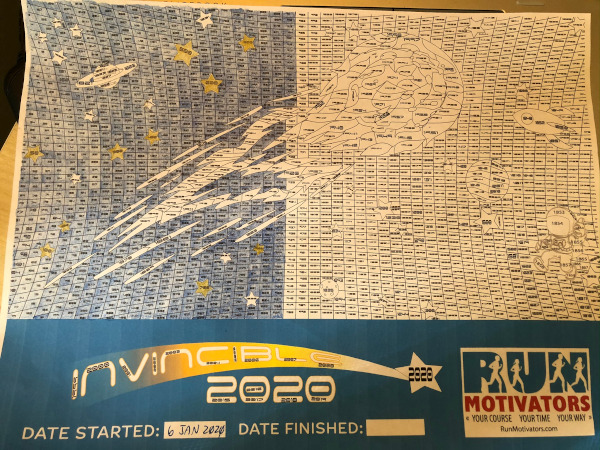 Screenshot of half-filled mileage tracker