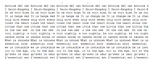 Picture of random words