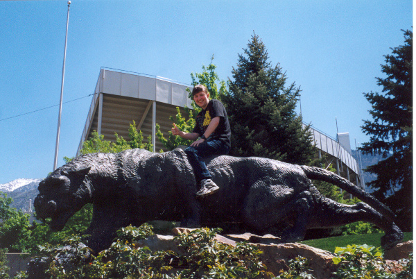 Me with the Cougar in 1997