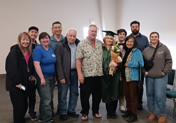 Family and Friends at OYCP's graduation