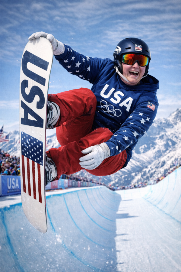 Me snowboarding